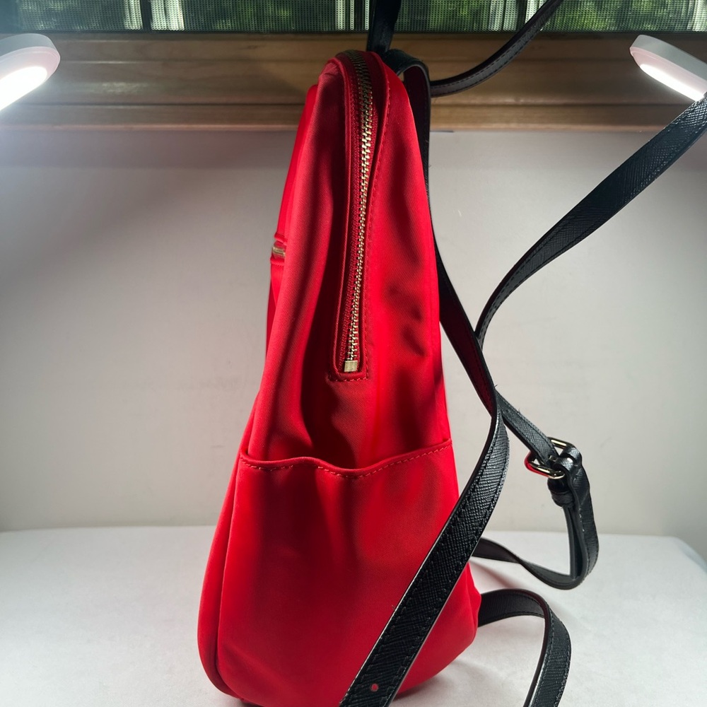 Kate Spade Red Nylon Backpack - Picture 2 of 12